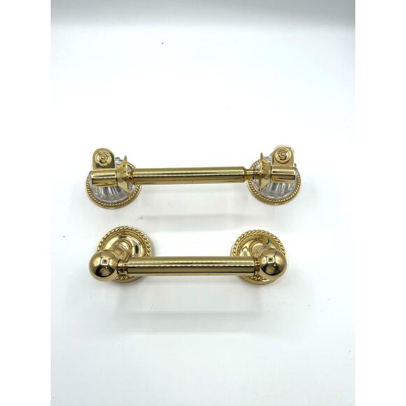 Antique Polished Brass Towel Bar And Bathroom Accessories  Hardware‎ Set - Picture 7 of 10